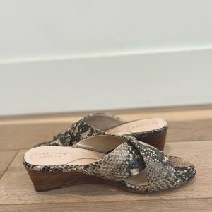 Cole Haan Adley Wedge Sandal - Like New!